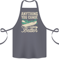 I Canoe Better Funny Canoeing Kayaking Kayak Cotton Apron 100% Organic Steel