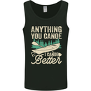 I Canoe Better Funny Canoeing Kayaking Kayak Mens Vest Tank Top Black