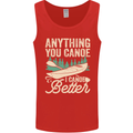 I Canoe Better Funny Canoeing Kayaking Kayak Mens Vest Tank Top Red