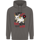I Didn't Fart My Butt Blew You a Kiss Funny Dog Mens 80% Cotton Hoodie Charcoal