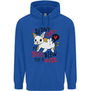 I Didn't Fart My Butt Blew You a Kiss Funny Dog Mens 80% Cotton Hoodie Royal Blue