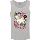 I Didn't Fart My Butt Blew You a Kiss Funny Dog Mens Vest Tank Top Sports Grey