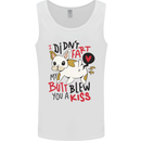 I Didn't Fart My Butt Blew You a Kiss Funny Dog Mens Vest Tank Top White