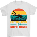 I Do Stupid Things Funny Scuba Diving Diver Mens T-Shirt 100% Cotton White