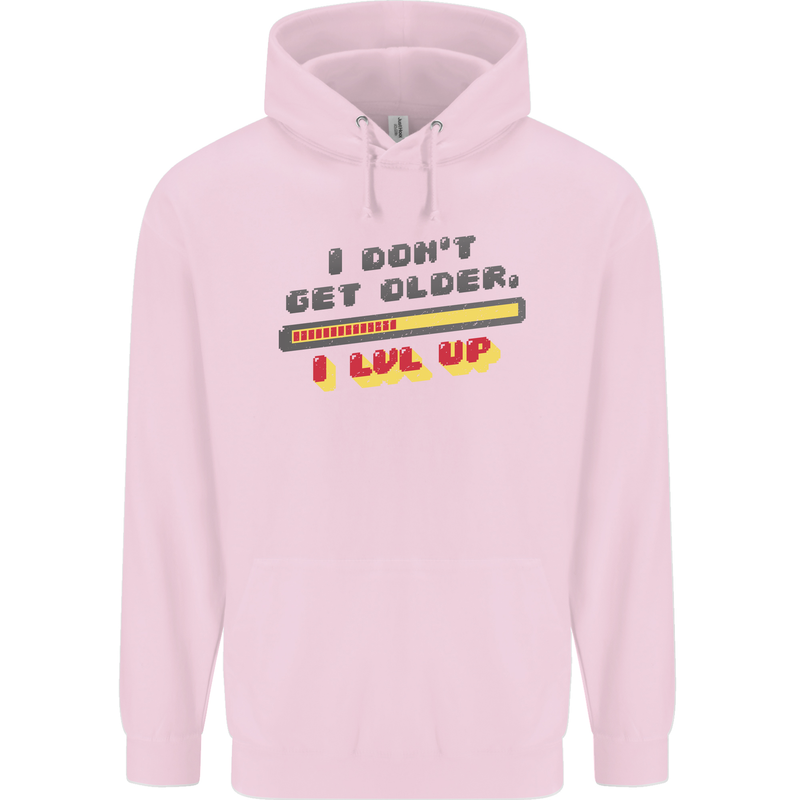 I Don't Get Older Funny Gaming Gamer Birthday Childrens Kids Hoodie Light Pink