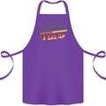 I Don't Get Older Funny Gaming Gamer Birthday Cotton Apron 100% Organic Purple