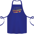 I Don't Get Older Funny Gaming Gamer Birthday Cotton Apron 100% Organic Royal Blue