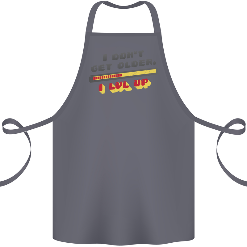 I Don't Get Older Funny Gaming Gamer Birthday Cotton Apron 100% Organic Steel