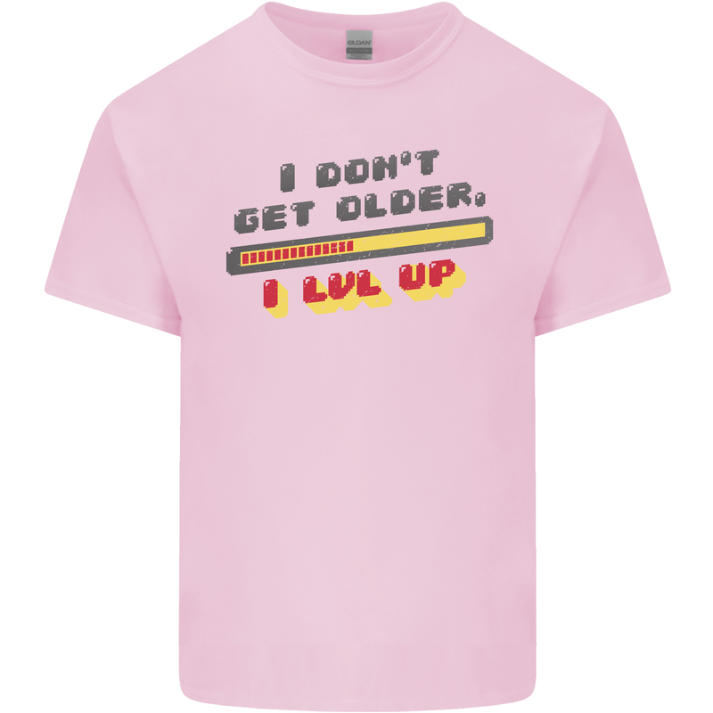 I Don't Get Older Funny Gaming Gamer Birthday Kids T-Shirt Childrens Light Pink