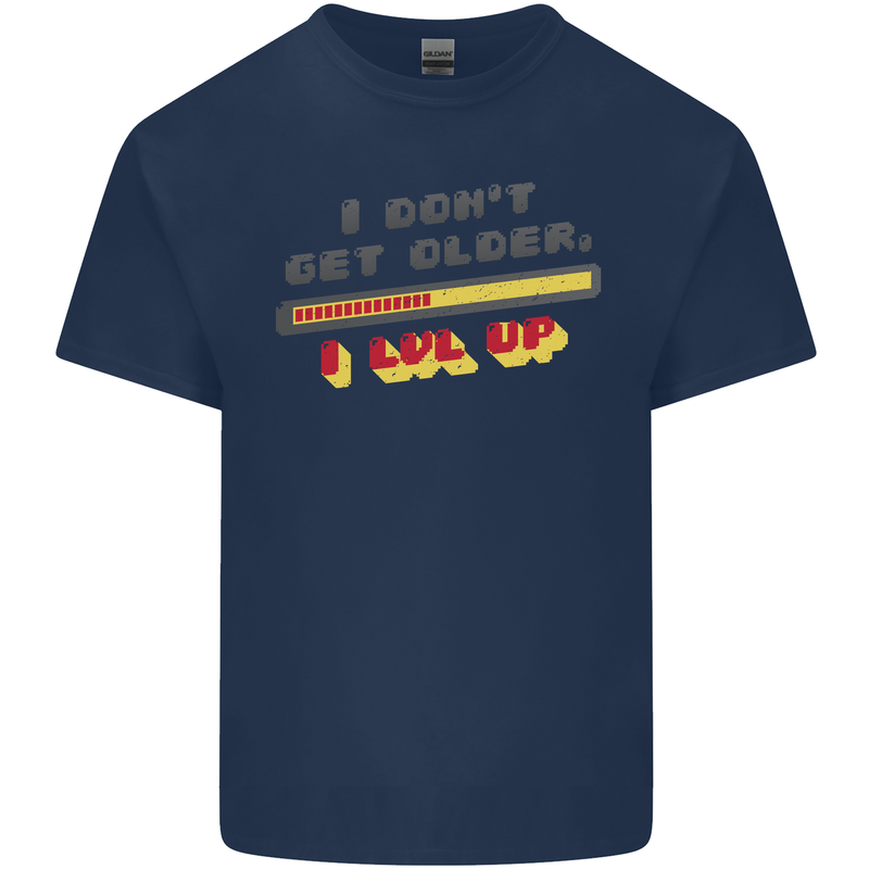 I Don't Get Older Funny Gaming Gamer Birthday Kids T-Shirt Childrens Navy Blue