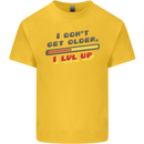 I Don't Get Older Funny Gaming Gamer Birthday Kids T-Shirt Childrens Yellow