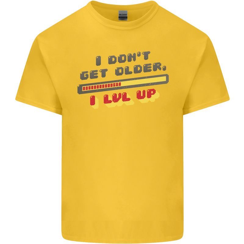 I Don't Get Older Funny Gaming Gamer Birthday Kids T-Shirt Childrens Yellow