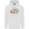 I Don't Get Older Funny Gaming Gamer Birthday Mens 80% Cotton Hoodie White