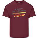 I Don't Get Older Funny Gaming Gamer Birthday Mens Cotton T-Shirt Tee Top Maroon