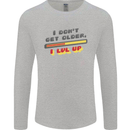 I Don't Get Older Funny Gaming Gamer Birthday Mens Long Sleeve T-Shirt Sports Grey