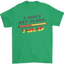 I Don't Get Older Funny Gaming Gamer Birthday Mens T-Shirt 100% Cotton Irish Green