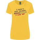 I Don't Get Older Funny Gaming Gamer Birthday Womens Wider Cut T-Shirt Yellow