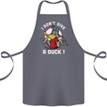 I Don't Give a Duck Funny Offensive Joke Rude Cotton Apron 100% Organic Steel