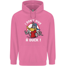 I Don't Give a Duck Funny Offensive Joke Rude Mens 80% Cotton Hoodie Azelea