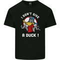 I Don't Give a Duck Funny Offensive Joke Rude Mens Cotton T-Shirt Tee Top Black