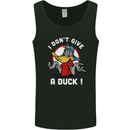 I Don't Give a Duck Funny Offensive Joke Rude Mens Vest Tank Top Black