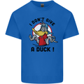 I Don't Give a Duck Funny Offensive Rude Joke Mens Cotton T-Shirt Tee Top Royal Blue
