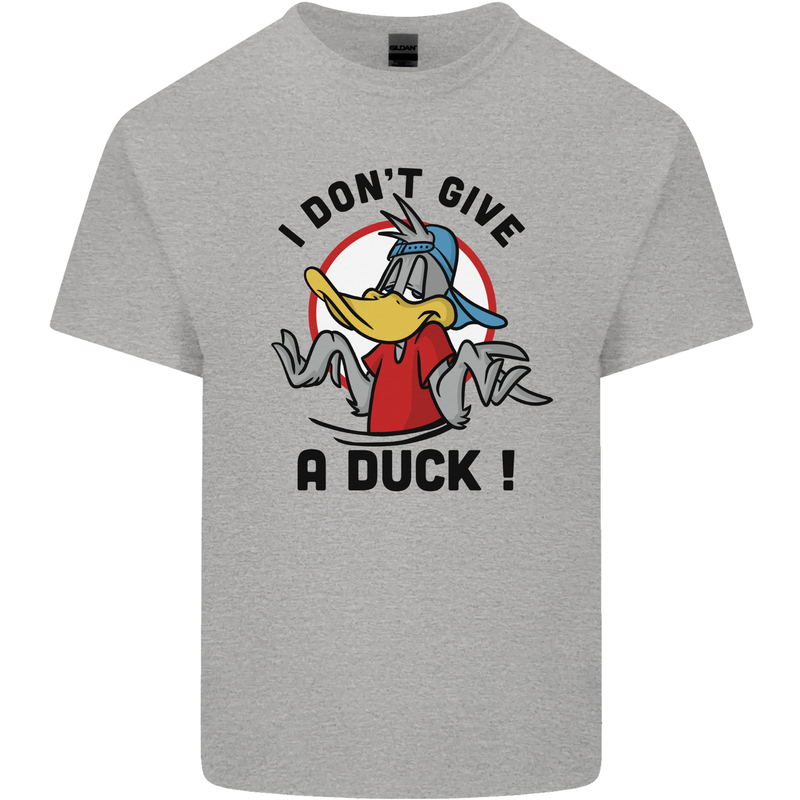 I Don't Give a Duck Funny Offensive Rude Joke Mens Cotton T-Shirt Tee Top Sports Grey