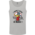I Don't Give a Duck Funny Offensive Rude Joke Mens Vest Tank Top Sports Grey