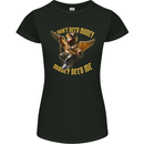 I Don't Need Money Need Me Hustle Cash Womens Petite Cut T-Shirt Black