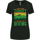 I Don't Need Therapy Funny Scuba Diving Diver Womens Wider Cut T-Shirt Black