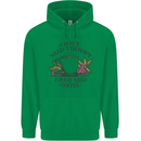 I Don't Need Therapy Just Coffee Funny Mens 80% Cotton Hoodie Irish Green