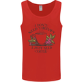 I Don't Need Therapy Just Coffee Funny Mens Vest Tank Top Red