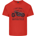I Don't Snore I Dream I'm a Motorcycle Biker Funny Mens Cotton T-Shirt Tee Top Red