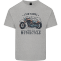 I Don't Snore I Dream I'm a Motorcycle Biker Funny Mens Cotton T-Shirt Tee Top Sports Grey