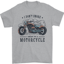 I Don't Snore I Dream I'm a Motorcycle Biker Funny Mens T-Shirt 100% Cotton Sports Grey
