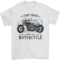 I Don't Snore I Dream I'm a Motorcycle Biker Funny Mens T-Shirt 100% Cotton White