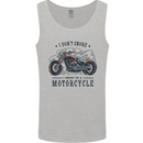 I Don't Snore I Dream I'm a Motorcycle Biker Funny Mens Vest Tank Top Sports Grey