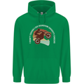 I Dont Crash Funny Motocross Biker Xmoto Childrens Kids Hoodie Irish Green