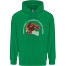 I Dont Crash Funny Motocross Biker Xmoto Childrens Kids Hoodie Irish Green