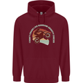 I Dont Crash Funny Motocross Biker Xmoto Childrens Kids Hoodie Maroon