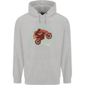 I Dont Crash Funny Motocross Biker Xmoto Childrens Kids Hoodie Sports Grey