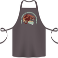 I Dont Crash Funny Motocross Biker Xmoto Cotton Apron 100% Organic Dark Grey