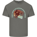 I Dont Crash Funny Motocross Biker Xmoto Kids T-Shirt Childrens Charcoal
