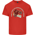 I Dont Crash Funny Motocross Biker Xmoto Kids T-Shirt Childrens Red