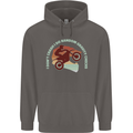 I Dont Crash Funny Motocross Biker Xmoto Mens 80% Cotton Hoodie Charcoal