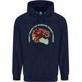 I Dont Crash Funny Motocross Biker Xmoto Mens 80% Cotton Hoodie Navy Blue