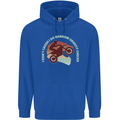 I Dont Crash Funny Motocross Biker Xmoto Mens 80% Cotton Hoodie Royal Blue