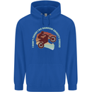 I Dont Crash Funny Motocross Biker Xmoto Mens 80% Cotton Hoodie Royal Blue
