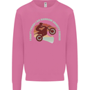 I Dont Crash Funny Motocross Biker Xmoto Mens Sweatshirt Jumper Azalea
