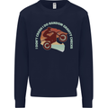 I Dont Crash Funny Motocross Biker Xmoto Mens Sweatshirt Jumper Navy Blue